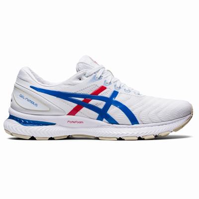 Férfi Asics Gel-Nimbus 22 Retro Tokyo Futócipő AS2694701 Fehér/Kék